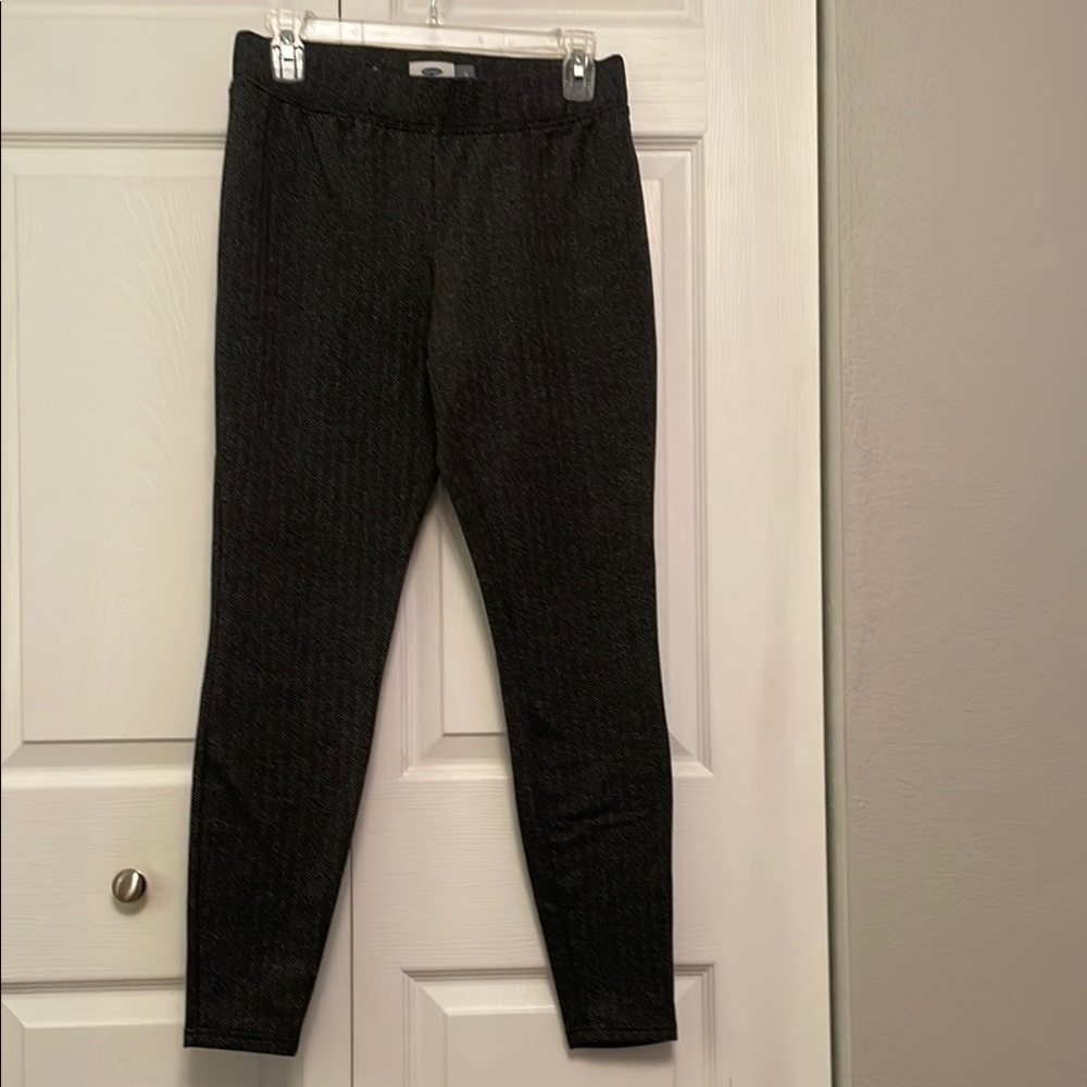 🌷Old Navy Herringbone Pull Up Straight Leg Dress Pants Small Excellent Condition